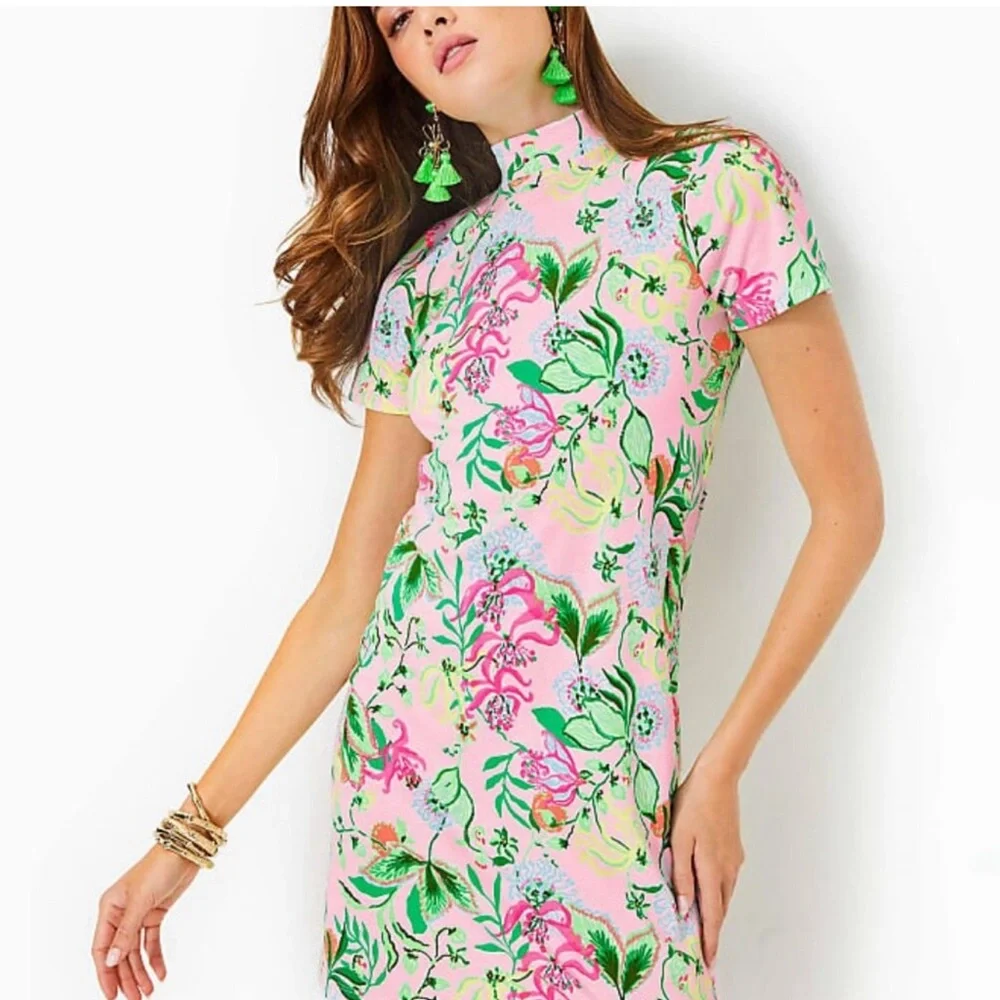 Hallie Short Sleeve Cotton Dress Size S